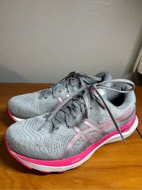 ASICS Gel Cumulus 24‎ Women's Running Walking Sneaker Shoe Pink Grey *NO INSOLES